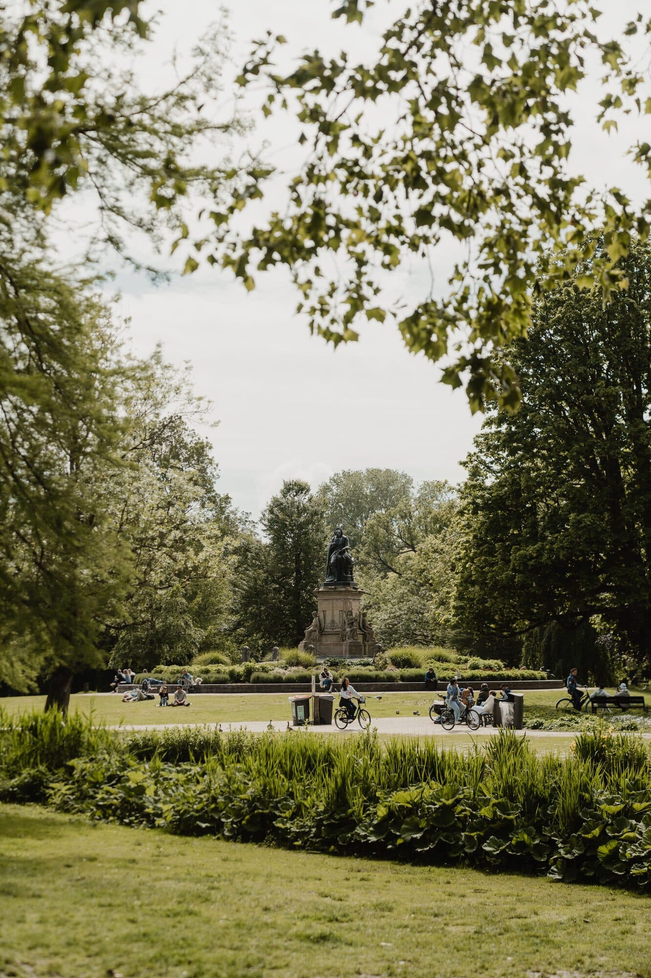 Het Vondelpark als achtertuin